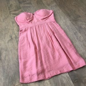 BCBGeneration Pink Strapless Dress